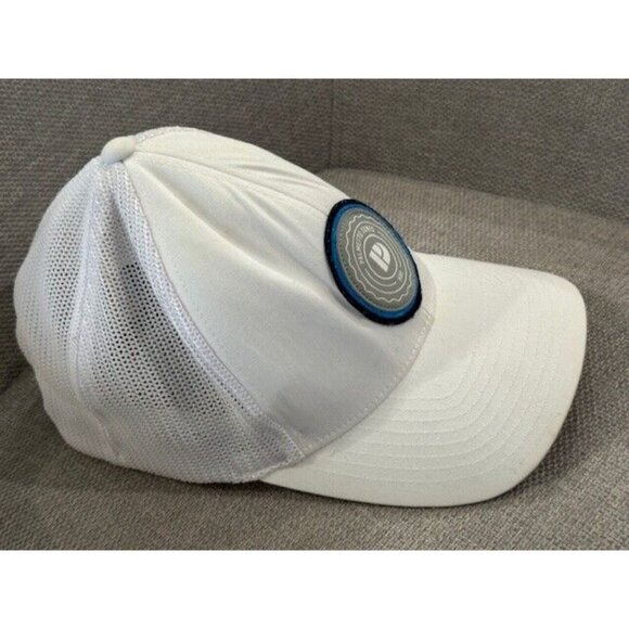 Travis Matthew Flexfit 110 Mesh Snapback Palmetto Dunes Course White Hat Golf - Picture 2 of 8